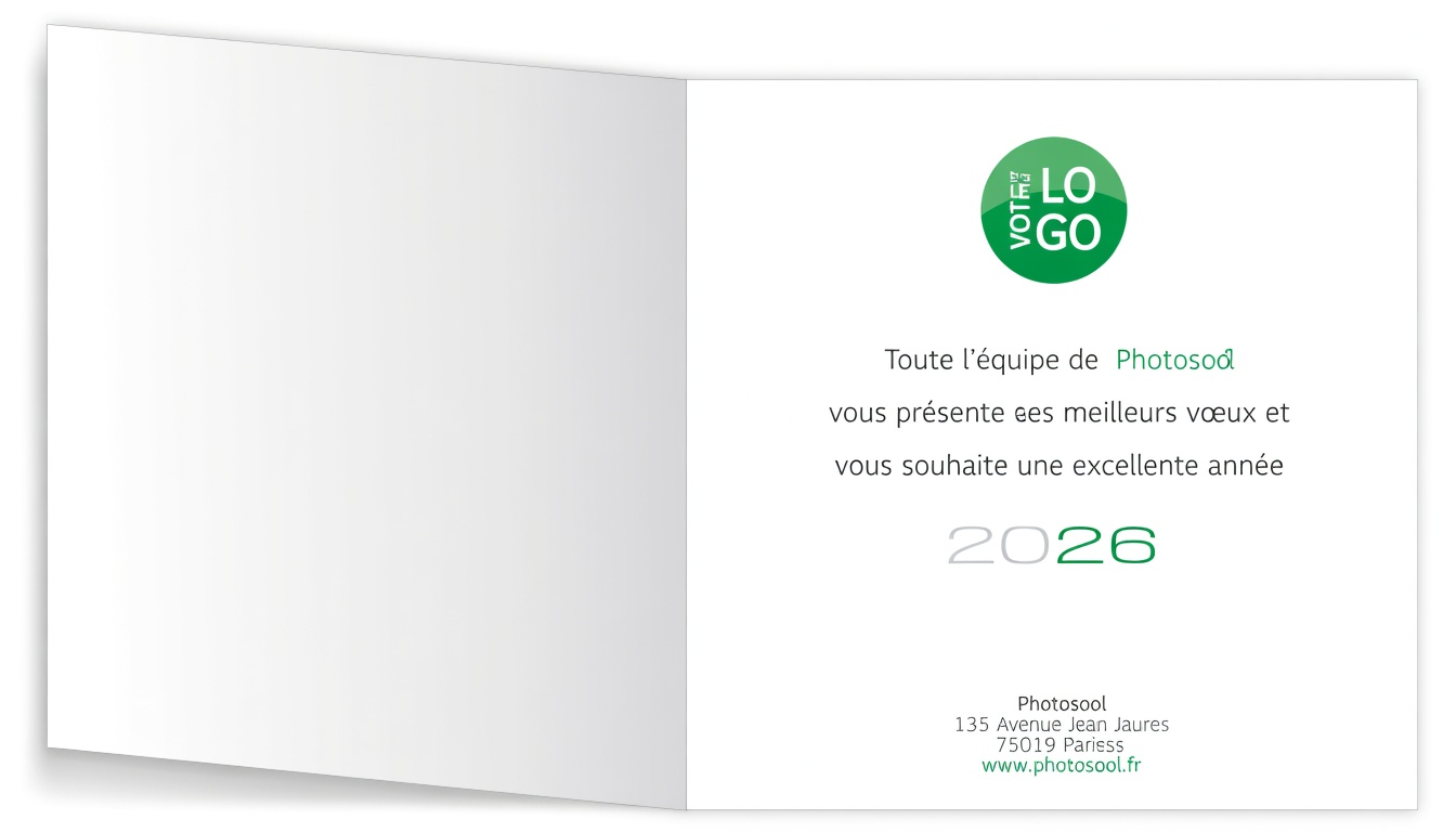 Personnaliser une carte de vœux d’entreprise Rien de plus simple avec Photosud.