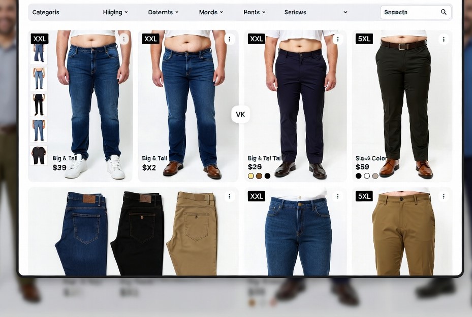 L'adresse sur le web de la mode homme grande taille, c'est stilbo-grandetaille.fr.