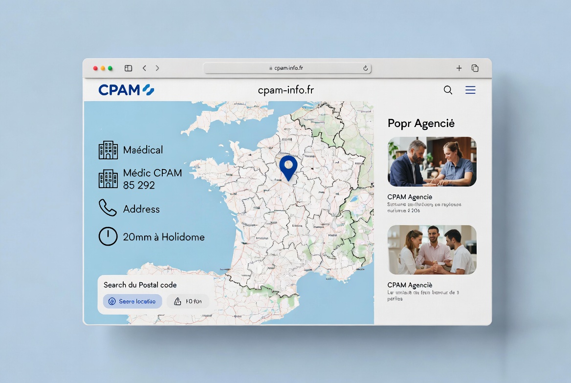 Pour connaître les coordonnées de la cpam la plus proche de chez vous, cela se passe sur cpam-info.fr