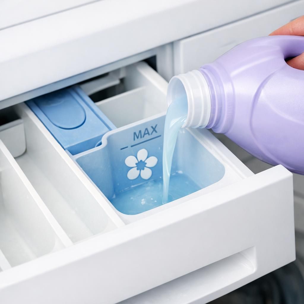découvrez quoi mettre dans le compartiment de votre machine à laver marqué d'une fleur pour optimiser le lavage et protéger votre linge délicat.