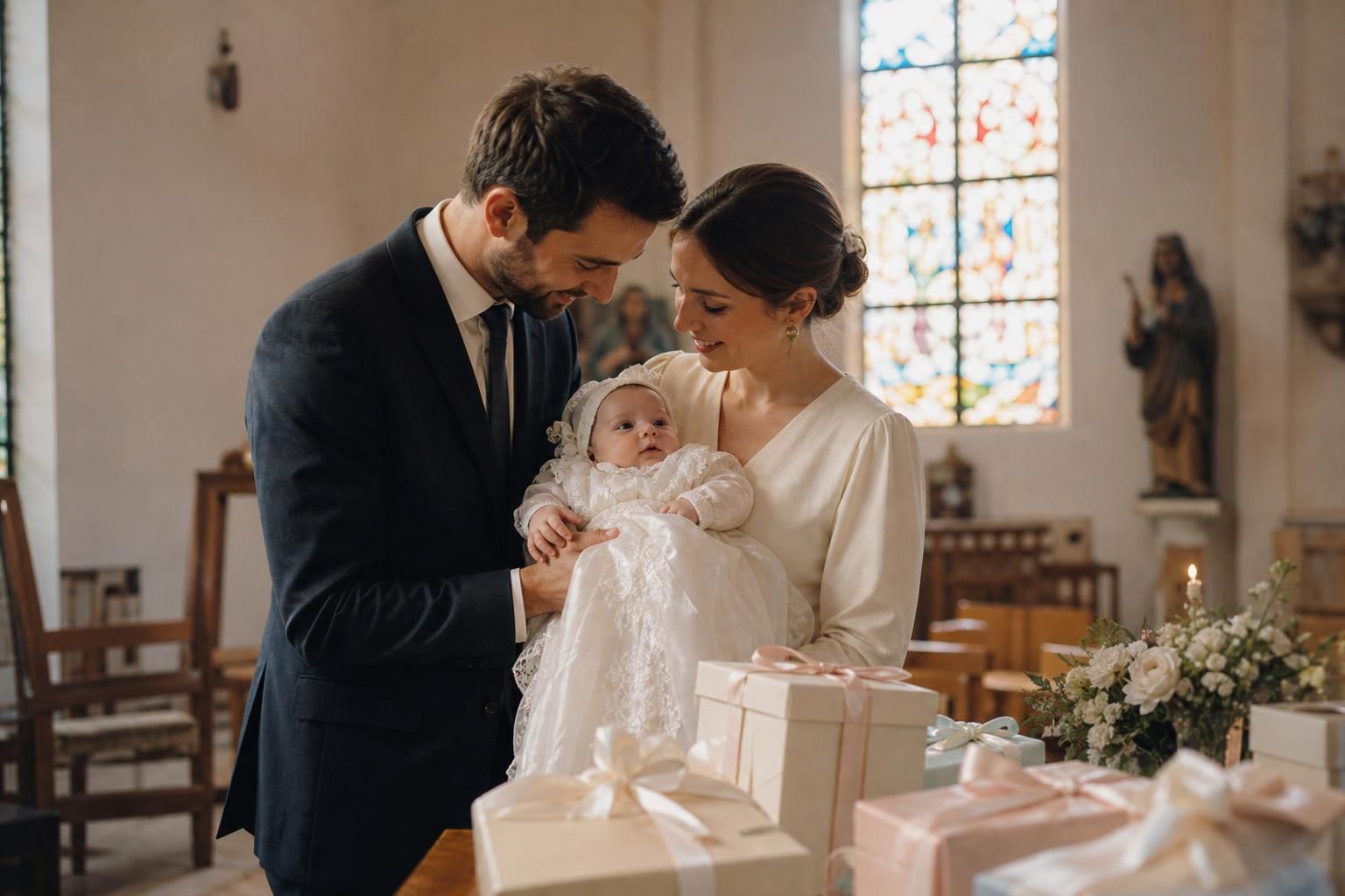découvrez comment organiser le baptême de votre bébé, de la cérémonie aux cadeaux, pour que ce jour spécial soit inoubliable et rempli d'émotion.