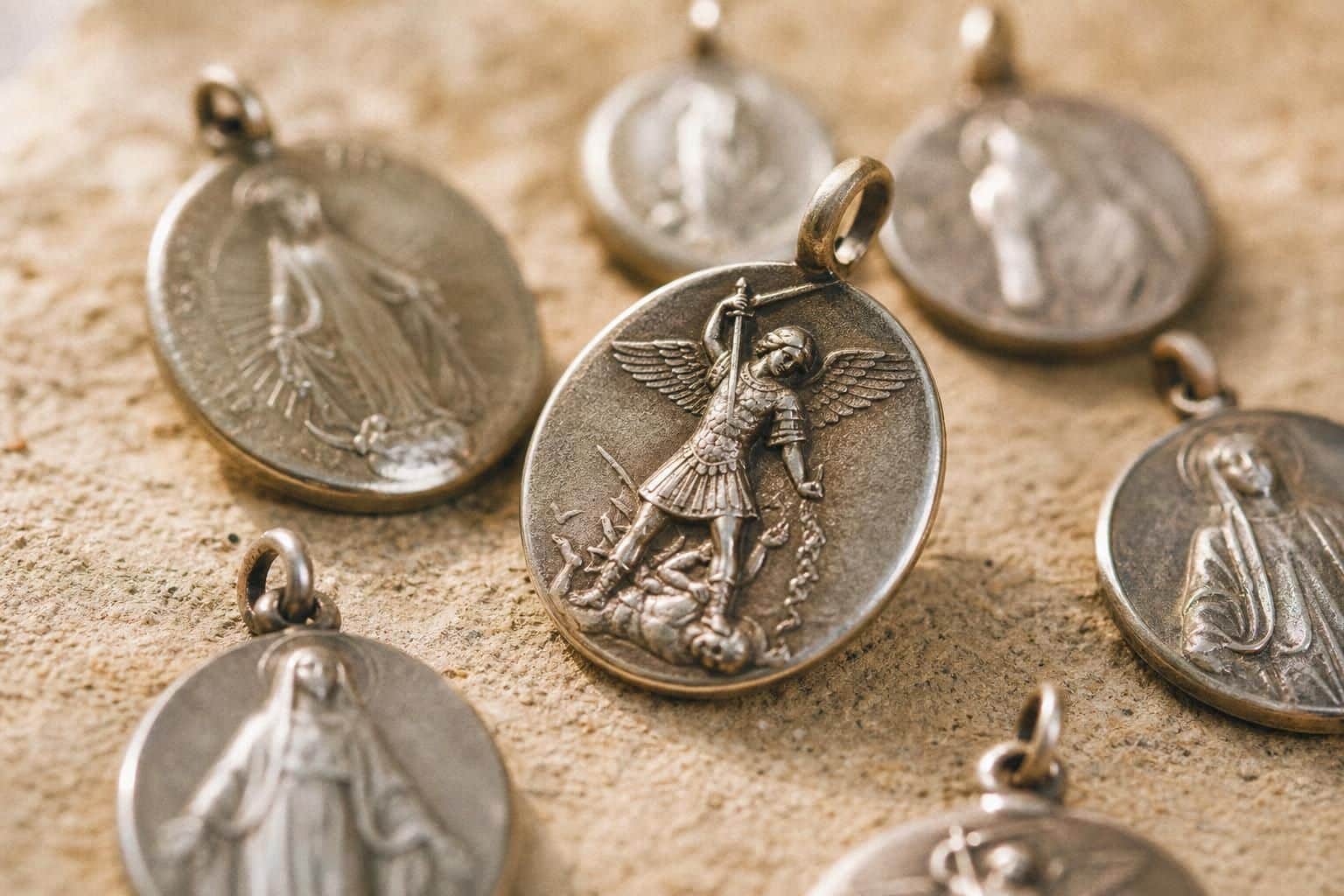 découvrez quel saint est le plus souvent représenté sur les médailles offertes aux garçons, symbole de protection et de foi.